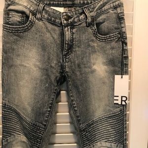 MOTHER Denim Light Wash Straight Leg